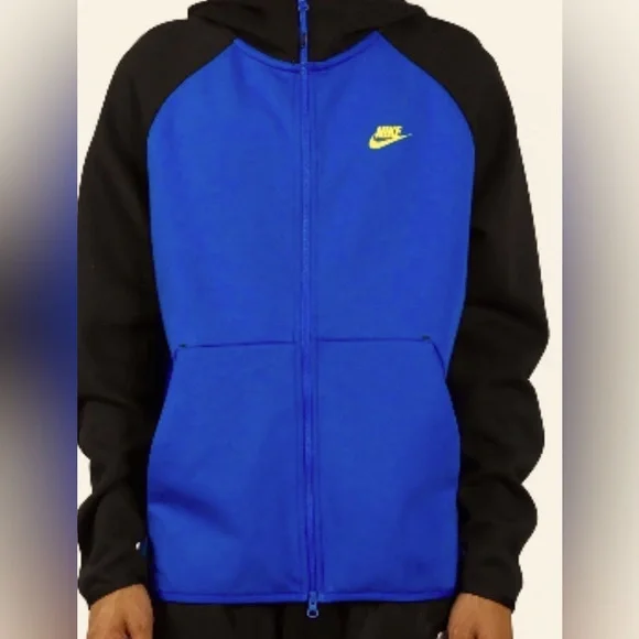 Nike | Shirts | Guc Nike Tech Fleece Blue Zipup Hoodie | Poshmark